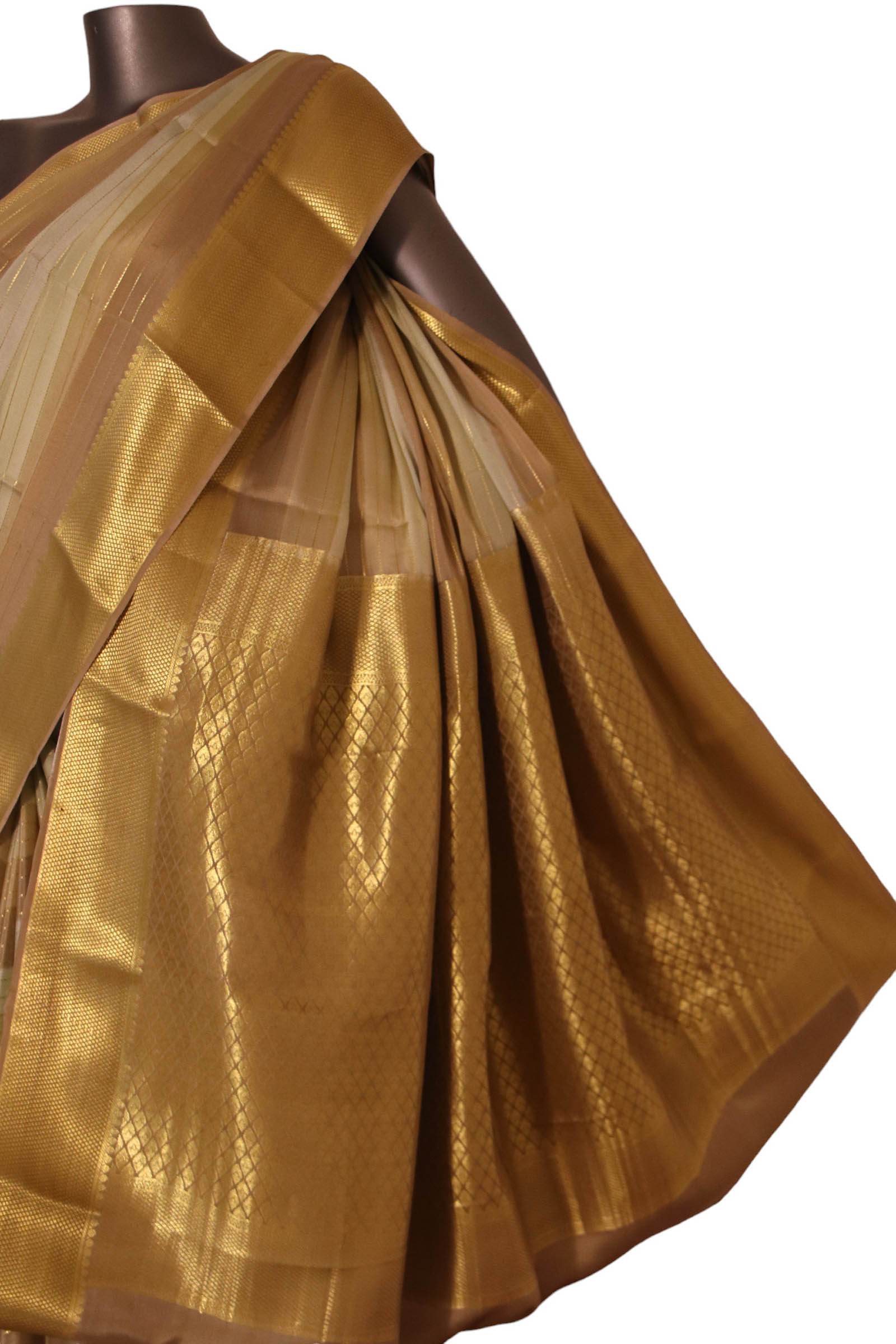 Designer Veldhari Mysore Crepe Silk Saree AJ212920